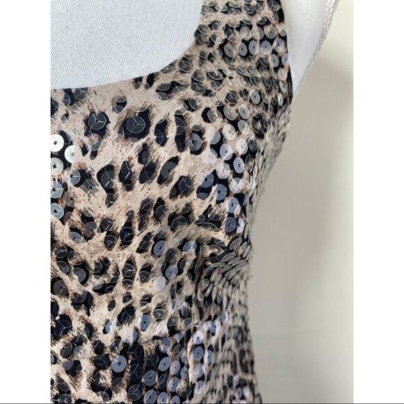 Vintage Olibel Inc Leopard Print Cocktail Dress - Picture 6 of 6